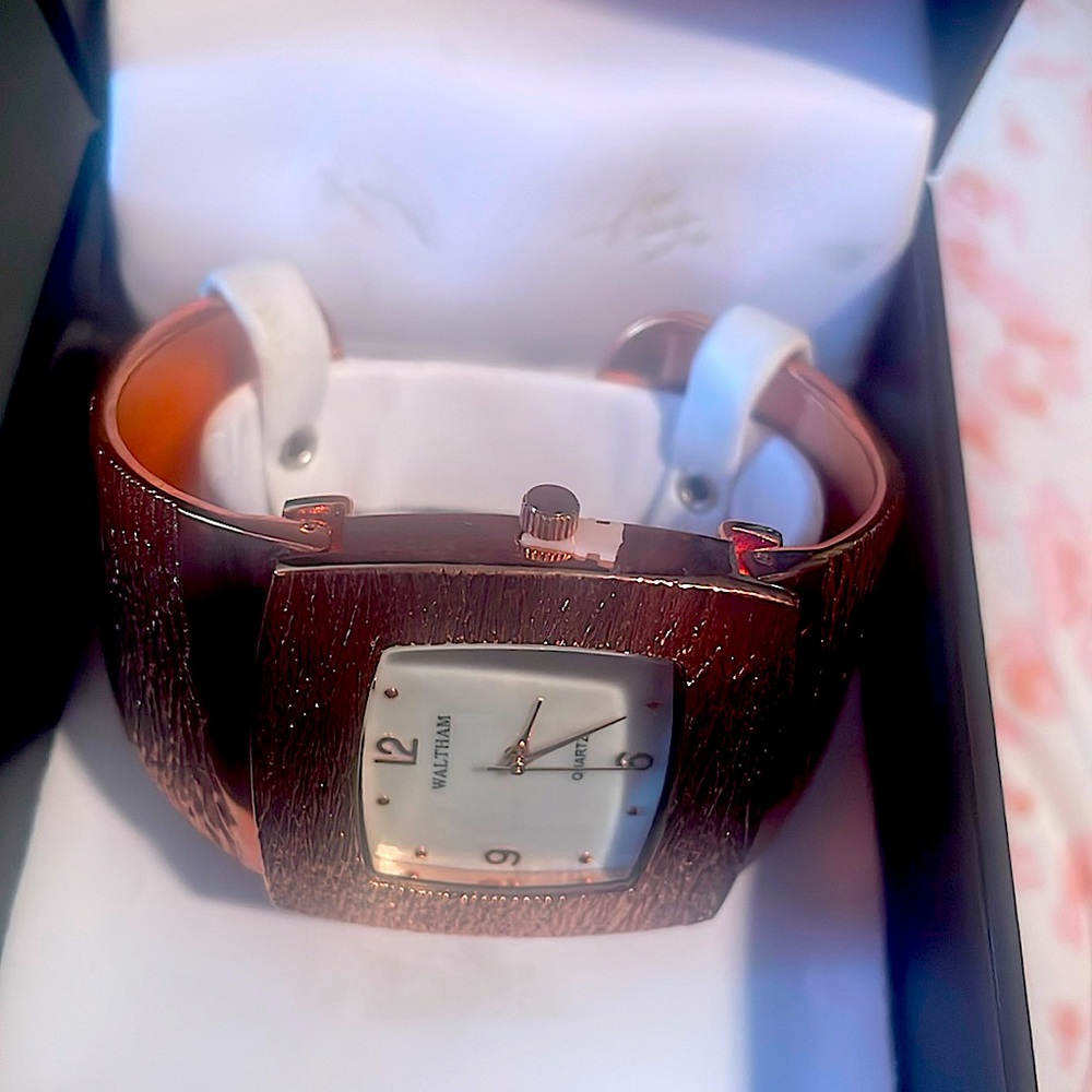 WALTHAM CUFF BRACELET WATCH